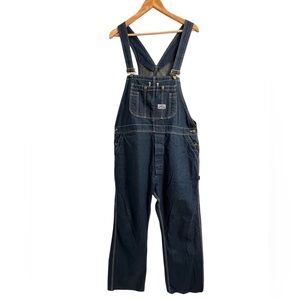 Vintage Big Smith Denim Overalls Dark Wash US 42